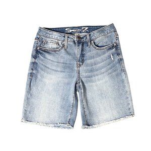 7 For All Mankind Shorts Women's 4 Sunset Bermuda Cutoffs Frayed Cuffs Faded